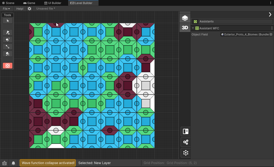 Exterior map generation preview